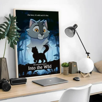 Graystripe and Ravenpaw Into the Wild Wall Art