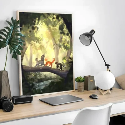 Warrior Cats StarClan Light Wall Art
