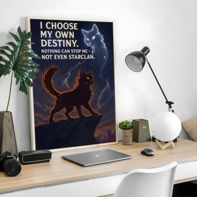 Warrior Cats I Choose My Own Destiny Wall Art
