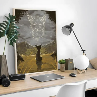 Warrior Cats Lone Warrior Wall Art