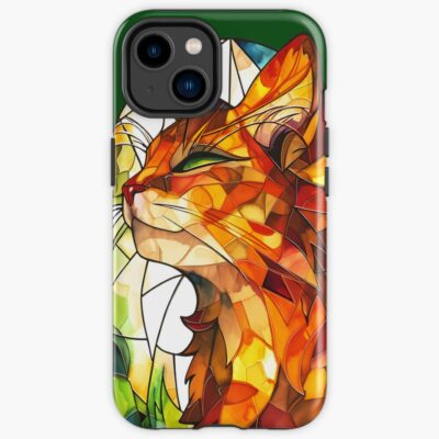 Stained Glass Firestar Iphone Case