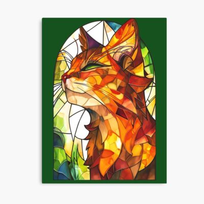 Stained Glass Firestar Poster