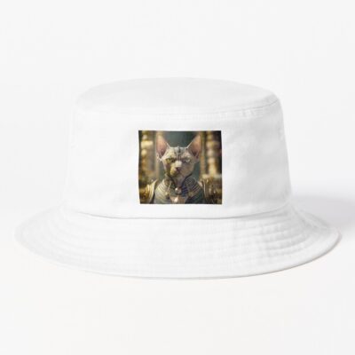 Warrior Cat Print Bucket Hat