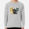ssrcolightweight sweatshirtmensheather greyfrontsquare productx1000 bgf8f8f8 11 - Warrior Cats Merch