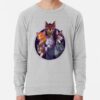 ssrcolightweight sweatshirtmensheather greyfrontsquare productx1000 bgf8f8f8 4 - Warrior Cats Merch