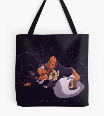 Warrior CatsOn The Right Track Tote Bag
