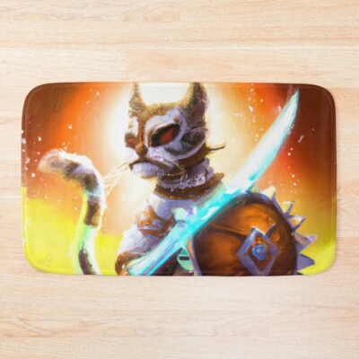 Crown Warrior Cats  Bath Mat