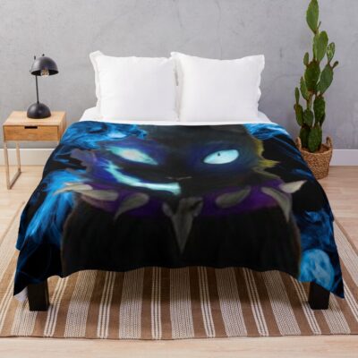 Scourge Warrior Cat Throw Blanket