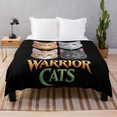 Warrior Cats Lovers Throw Blanket