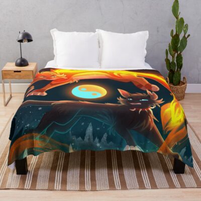 Firestar And Scourge Throw Blanket
