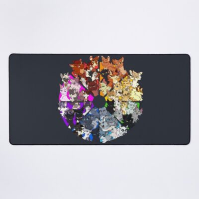 Warrior Cats Color Wheel Mouse Pad