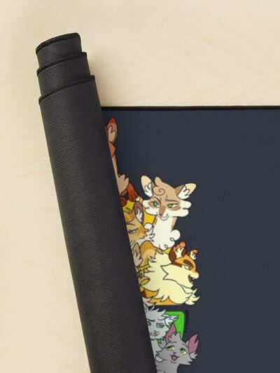 Alternative view of Warrior Cats Color Wheel Mouse Pad