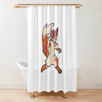 Brightheart Whipping Shower Curtain