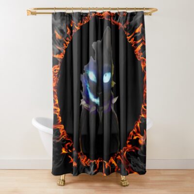 Scourge Warrior Cat Shower Curtain