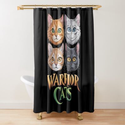 Warrior Cats Lovers Shower Curtain