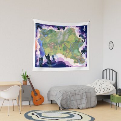 Warriors World Map Avos Tapestry